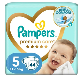 Pieluszki Pampers Premium Care Rozmiar 5 44 szt.
