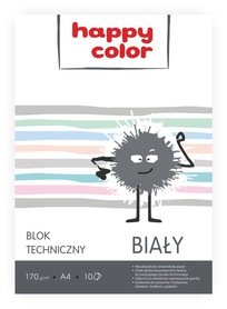Blok techniczny A4 10K BIAŁY Happy Color
