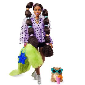 Barbie Extra Moda Lalka + jeż GXF10