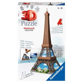 RAVENSBURGER PUZZLE 3D Mini Wieża Eiffel 54 elementy
