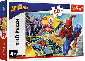 TREFL Puzzle 60 el Spider-Man W sieci