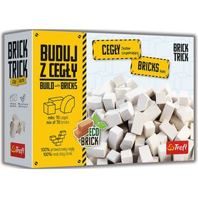 TREFL Brick Trick Cegły zamkowe białe 70szt