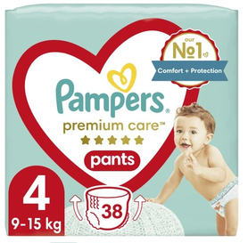 Pieluchomajtki Pampers Premium Care Rozmiar 4 38 szt.