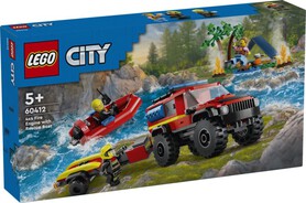 60412 LEGO CITY Terenowy wóz strażacki z łodzią