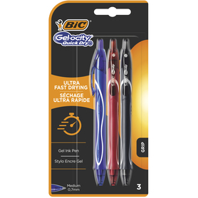 BIC Długopis żelowy Gel-ocity Quick Dry 3 kolory