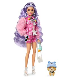 Barbie Extra Moda Lalka + piesek GXF08