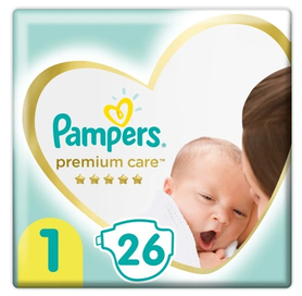 Pieluszki Pampers Premium Care Rozmiar 1 26 szt.