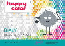 Blok rysunkowy A3 20K BIAŁY Happy Color