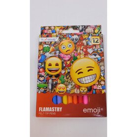 Majewski Flamastry Emoji 12Kolorów