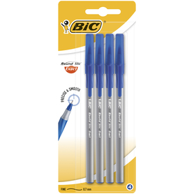 BIC Długopis Round Stic Exact niebieski 4 szt.