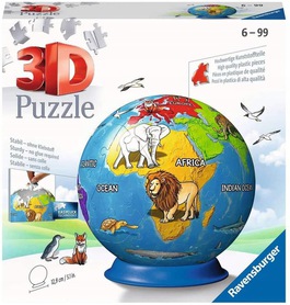 RAVENSBURGER PUZZLE 3D Globus 72el.