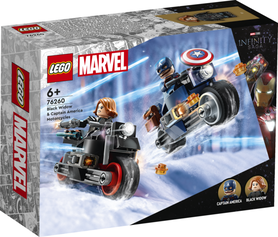 76260 LEGO SUPER HEROES Motocykle Wdowy i Kapitana Ameryki - pudełko