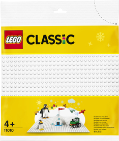 11010 LEGO Biała płytka konstrukcyjna