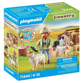PLAYMOBIL 71444 Młody owczarz z owcami