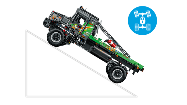 42129 LEGO TECHNIC Ciężarówka Mercedes-Benz Zetros (5)