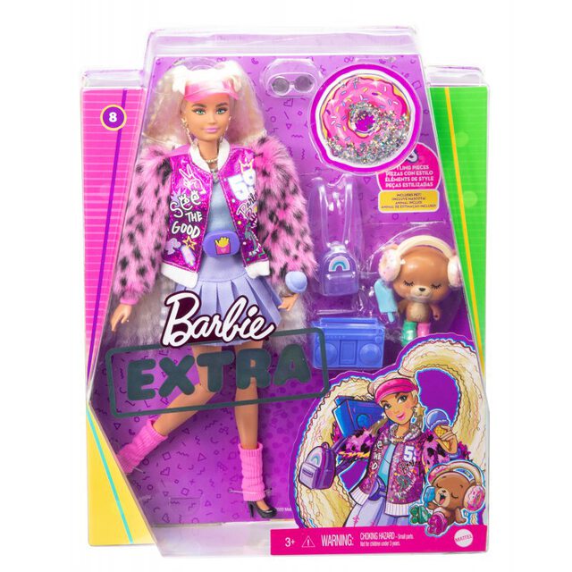 Barbie Extra Moda Lalka + misio GYJ77 (2)