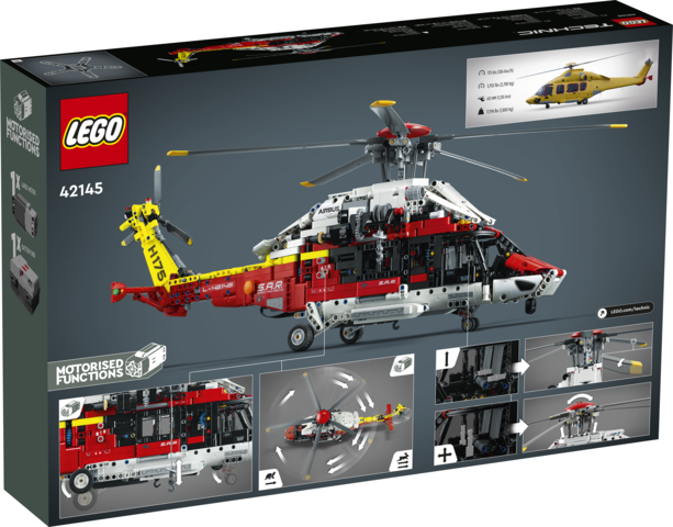 42145 LEGO TECHNIC Helikopter ratunkowy AirbusH175 (3)