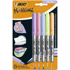 BIC Marker Marking Pastel Permamentne 5 szt.